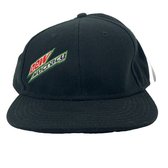 Mt Dew Mocracy Dewmocracy Otto Flex Black Hat Size Mens L/XL - Picture 2 of 6